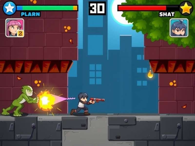 Pixel Fighters Survival Gameplay Screenshot